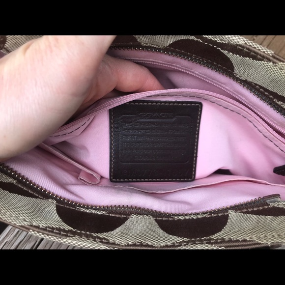 Coach Brown Fabric Hampton Madeline Tote 11557 - Picture 7 of 7